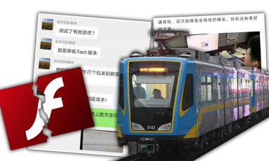 Khi Adobe dừng hỗ trợ nội dung Flash, họ cũng dừng hoạt động của một đường tàu Trung Quốc
