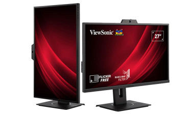 ViewSonic ra mắt dòng sản phẩm màn hình máy tính mới tích hợp webcam và microphone