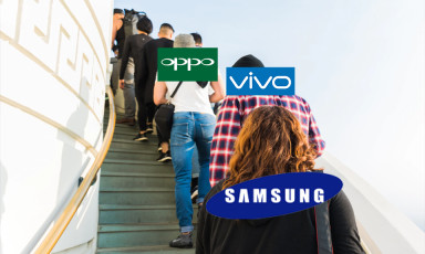 Samsung thua cả OPPO, Xiaomi trong cuộc đua bán điện thoại 5G