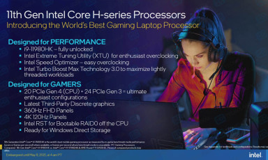 Intel Tiger Lake-H lộ toàn bộ thông số, sẽ ra mắt chính thức vào ngày 11/05