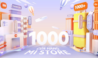 Xiaomi cán mốc 1000 Mi Store, hàng loạt sản phẩm 1000 đồng được tung ra để kỷ niệm