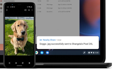 Nearby Share có mặt trên Chromebook