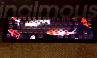 Conept bàn phím cơ có cả màn hình 4K, CPU và GPU!