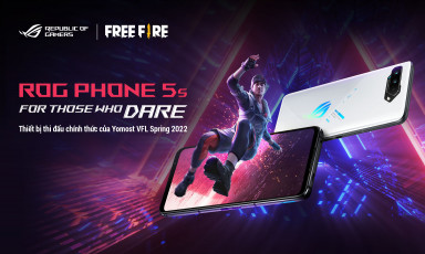 ROG Phone 5s là thiết bị thi đấu chính thức của giải đấu Free Fire 
Yomost VFL Spring 2022