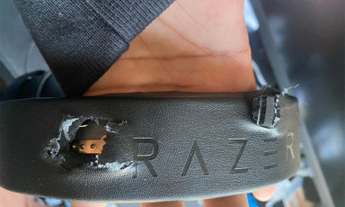 Thanh niên may mắn thoát chết nhờ có tai nghe Razer đỡ đạn.