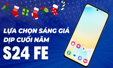 Top lý do khiến Samsung S24 FE rất đáng mua trong mùa mua sắm và Lễ hội cuối năm.